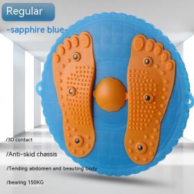 Twister Board Waist Twister: Reduce Puffiness & Massage Feet with Plum Blossom Shaped! (Color: (Sapphire Blue) Plum Blossom Twister)